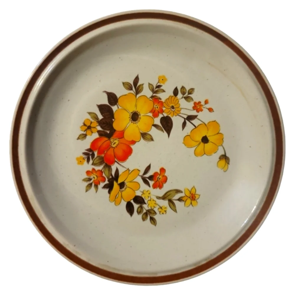 Vtg 60s Salad Dessert Plate Japan Casual Elegance #572 Hearthside Stoneware